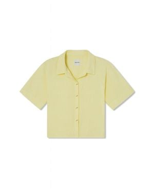 VIR VITA Anais Linen Shirt - Yellow