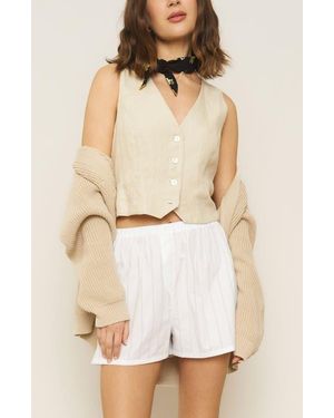 Whimsy and Row Bowie Vest - Natural