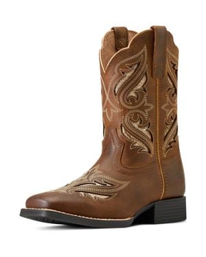 Ariat Kids' Round Up Bliss Western Boot - Brown