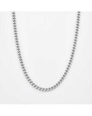 Amy Kahn Diamond Cut Curb Chain Necklace - Metallic