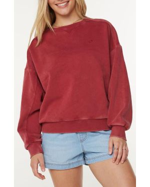 Roxy Oasis Haze Sweatshirt - Red