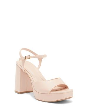 Open Edit Whitney Block Heel Sandal - Pink