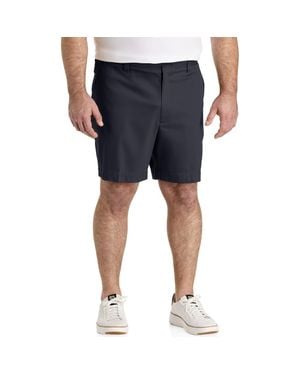 Oak Hill by DXL Big & Tall Tech Shorts - Blue