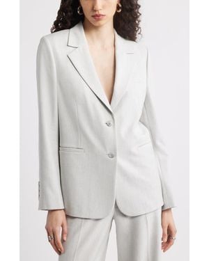 Nordstrom The Liv Boyfriend Blazer - Gray