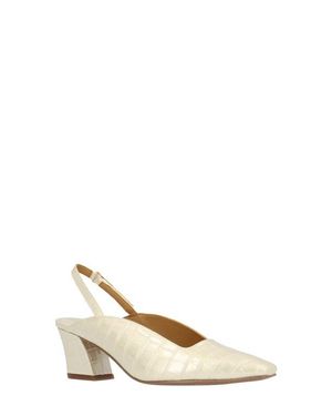 J. Reneé Stasia Croc Embossed Slingback Pump - Natural