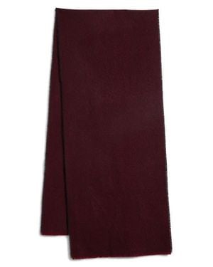 Johnstons of Elgin Mountain Cashmere Twill Scarf - Purple