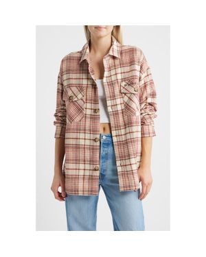 Rip Curl Shore Break Flannel Shirt - Brown