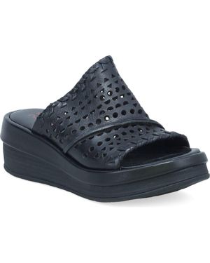A.s.98 Sturgis Wedge Sandal - Blue