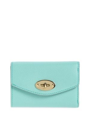 Mulberry Darley Folded Leather Wallet - Blue