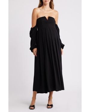 EMILIA GEORGE Sabrina Gown - Black