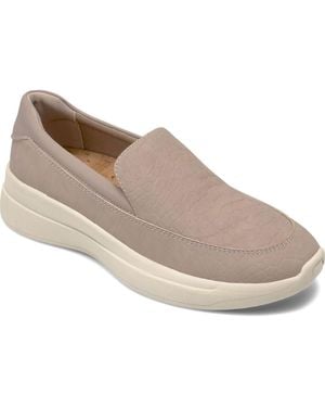 Aerosoles Felice Croc Embossed Sneaker - Gray