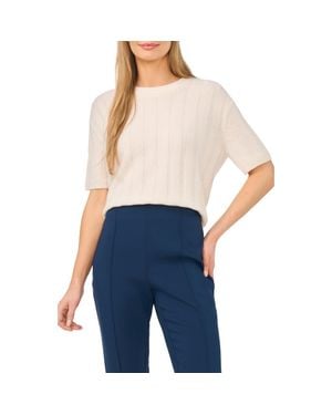 Ted Baker Short Sleeve Cashmere Rib Sweater - Blue