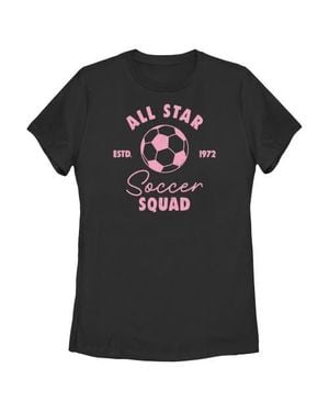 Lost Gods All Star Soccer Squad 1972 Graphic T-Shirt - Black