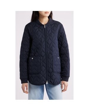 Ilse Jacobsen Art Quilted Coat - Blue