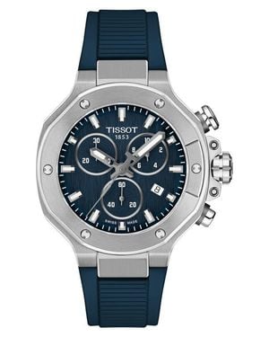 Tissot T-Race Chronograph Silicone Strap Watch, 38Mm - Gray