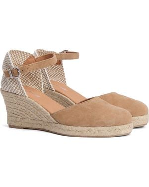 Barbour Elder Espadrille Wedge - Metallic