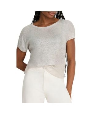 NIC+ZOE Glazed Featherknit Sweater - Gray