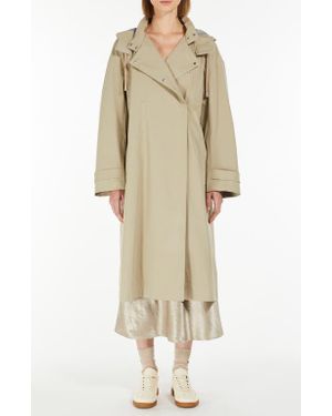 MM by Max Mara Moriana Hooded Raincoat - Natural
