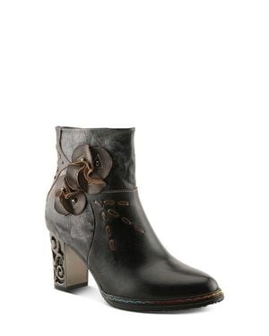 Spring Step Kurlique Leather Bootie - Black
