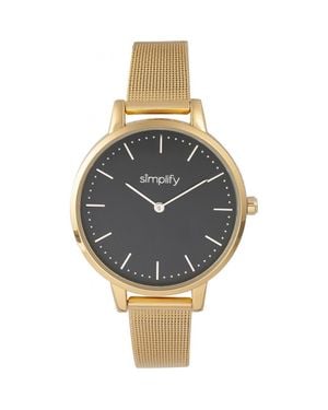 Simplify The 5800 Mesh Bracelet Watch - Metallic