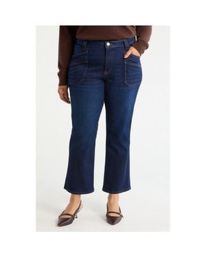 Kut From The Kloth Kelsey High Waist Ankle Kick Flare Jeans - Blue