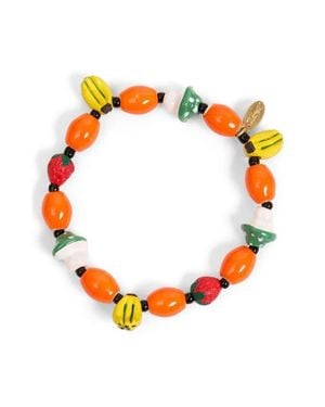 Clare V. Les Fruits De Cv Bracelet - Orange