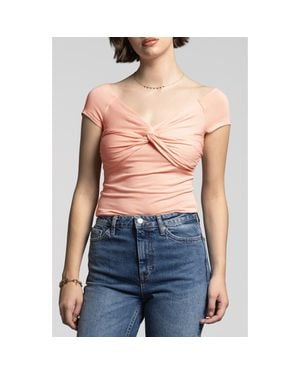WEEKEND LOS ANGELES Adelina Twist Front Top - Blue