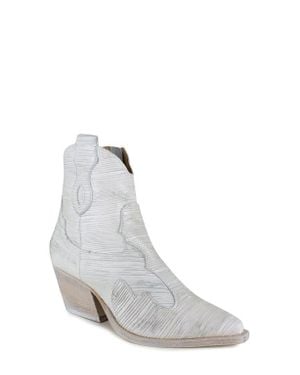 Zigi Yuliana Western Boot - White