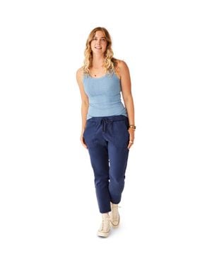Carve Designs Zoe Twill Pant - Blue