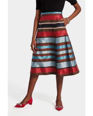Frances Valentine Mercer Striped Maxi Skirt - Multicolor