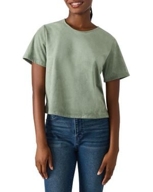 Steve Madden Ezra Back Zip Top - Green