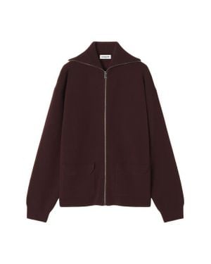 Lanvin Cashmere Zip Cardigan - Purple