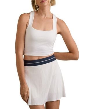 Rhone Lightspeed Court Longline Bra - White