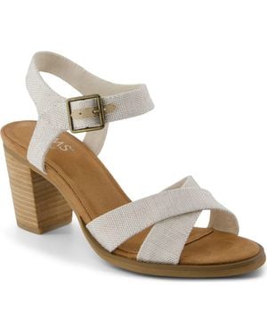 TOMS Majorca Ankle Strap Sandal - Metallic