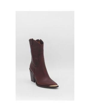 Stivali New York Compostezza Western Cowboy Boots - Brown