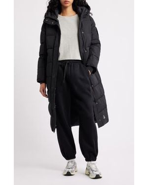 Alpha Industries Sierra Gen Ii Quilted Hooded Parka Coat - Black