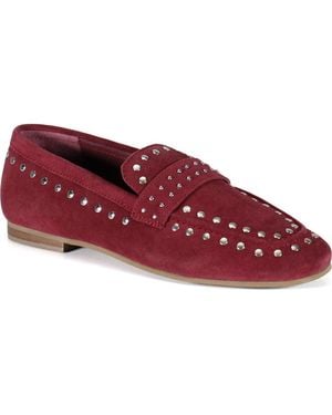 Diba True Can Yon Suede Slip On Loafer - Red
