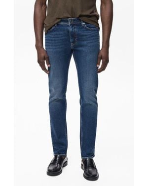 Mango Jan Slim Fit Jeans - Blue