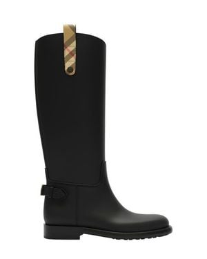 Burberry Cavalier Rain Boot - Black