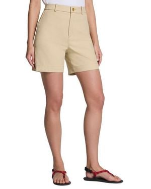Spanx Spanxsupersmooth High Waist Stretch Twill Shorts - Natural