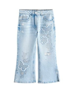 Next Diamante Flare Jeans - Blue