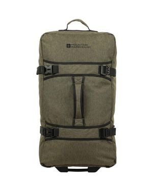 Mountain Warehouse Wander 100L 2 Wheeled Suitcase - Green