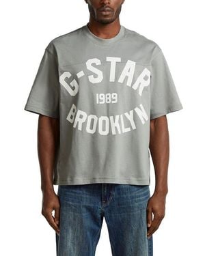 G-Star Logo Graphic T-Shirt - Gray