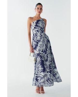 BWLDR Vincent Maxi Dress - Blue