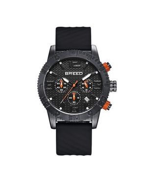 Breed Double Agent Chronograph Watch With Date - Black