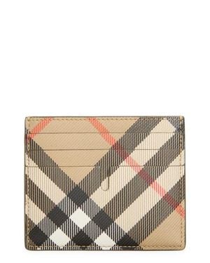 Burberry Sandon Check Card Case - Multicolor