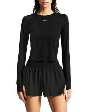 C.r.a.f.t Hypervent Long Sleeve Top - Black