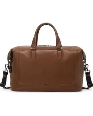 Tumi Harrison Nelson Leather Duffle - Brown