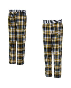 Concepts Sport Pittsburgh Steelers Laney Plaid Tri-Blend Pants - Green