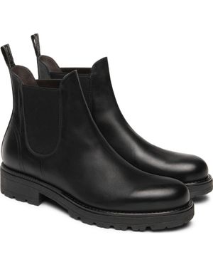Nero Giardini Leather Chelsea Boot - Black